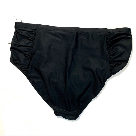 Allure Ladies Ruched Swim Bottom Size 22-24 New With Tags - Picture 6 of 11